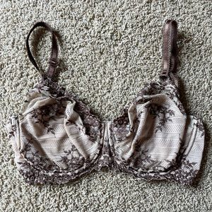 Wacoal Embrace Lace brown/tan bra 38DDD